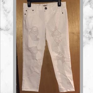 White Ripped Jeans